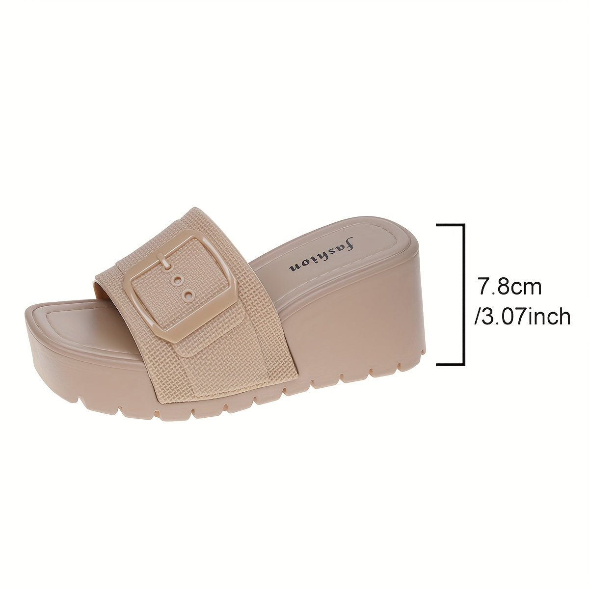 Muiltjes Dames - Sleehak Slipper met Gesp | Zomer