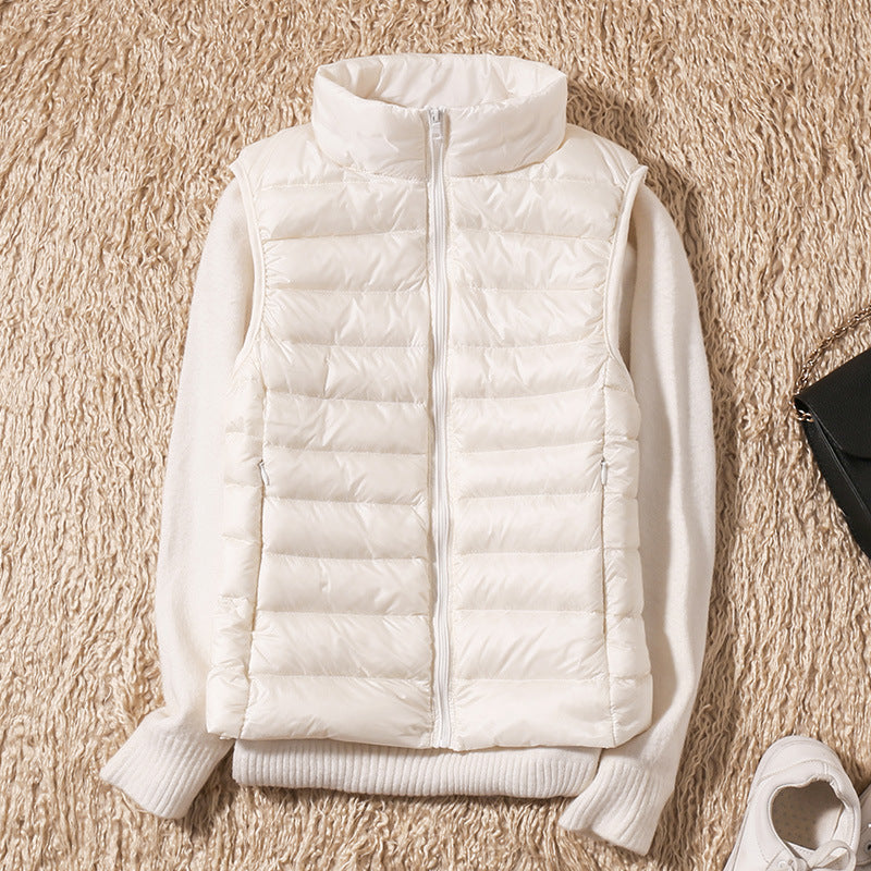 Anouk - Dames Bodywarmer Lichtgewicht voor de Herfst met Opstaande Kraag