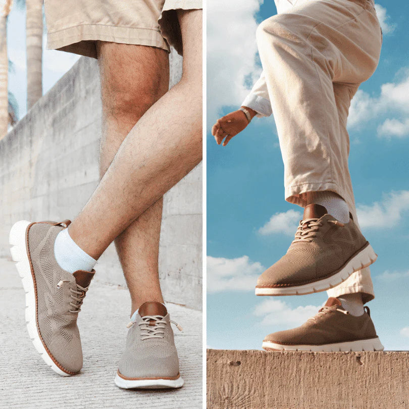Bas - Trendy Comfortabele Sneakers Heren met Ademende Bovenkant en Flexibele Zool