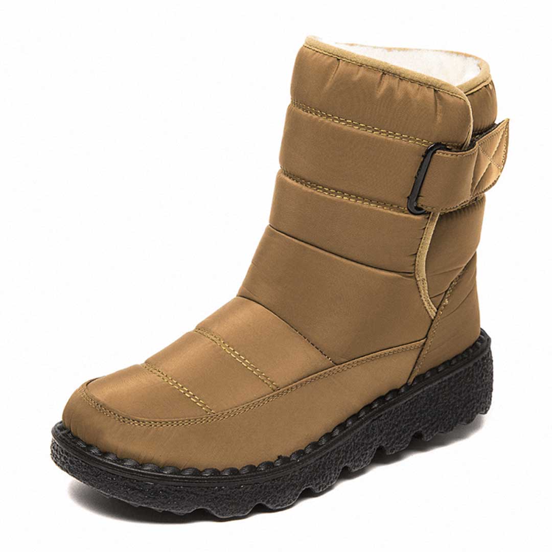 Esmee - Dames Snowboots Waterdicht en Warm Gevoerd met Klittenband