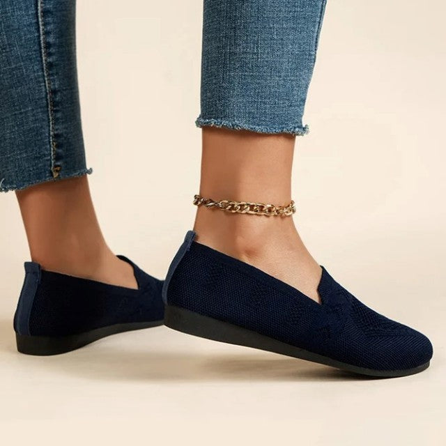 Eva - Stijlvolle Loafers Dames met Ondersteunende Zool en Flexibele Pasvorm