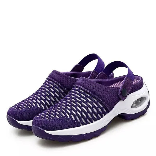 Fenna - Casual Orthopedische Instappers Dames met Luchtzool en Slingback