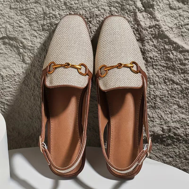 Julia - Chique Orthopedische Sandalen Dames met Horsebit Detail en Slingback