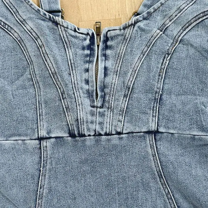 Loes - Stoere Zomerjurk Dames met Brede Bandjes en Zielsplit