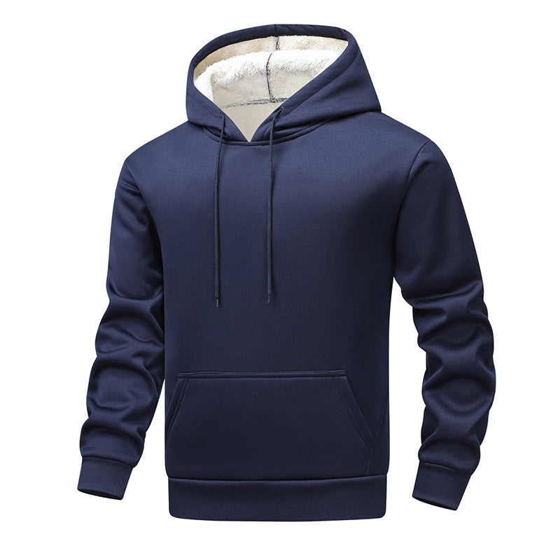 Nils - Heren Hoodie Thermo voor de Winter met Fleecevoering en Buidelzak