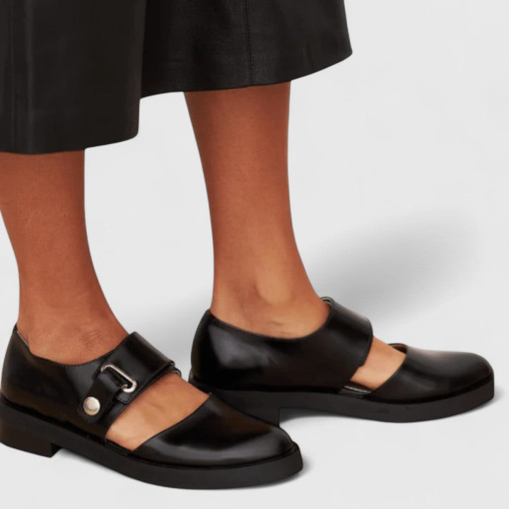 Noor - Elegante Orthopedische Mary Jane Schoenen Dames met Verstelbare Gesp en Ondersteunende Zool