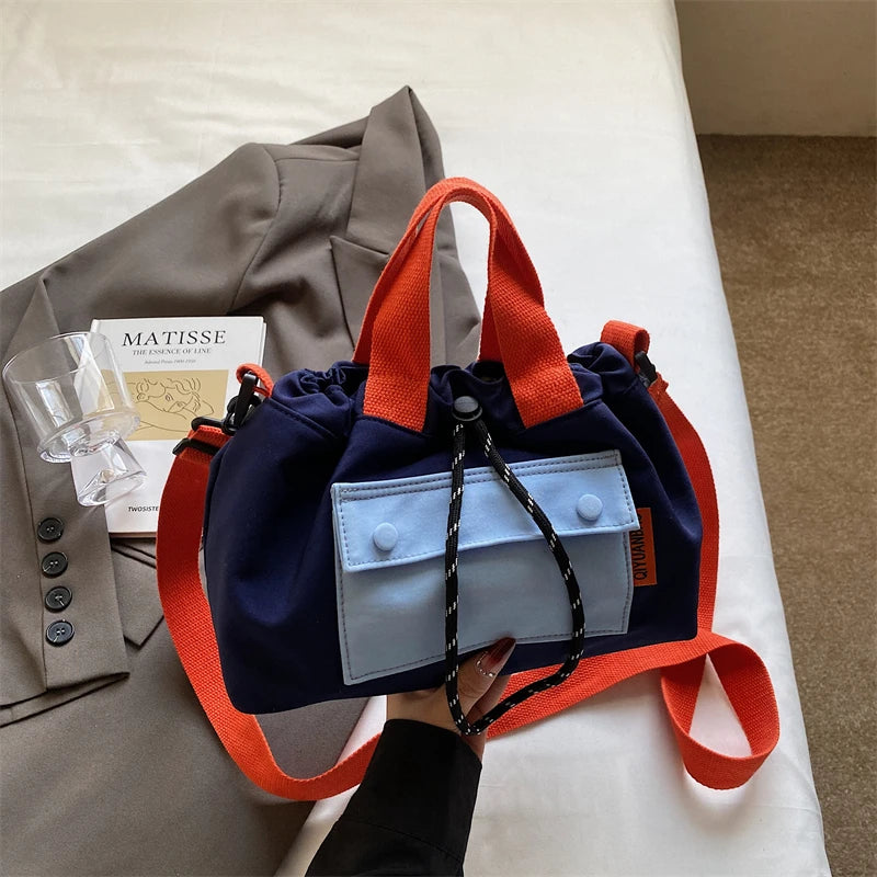 Crossbody Tas Dames - Mini Tas met Voorvakken en Brede Riem | Casual