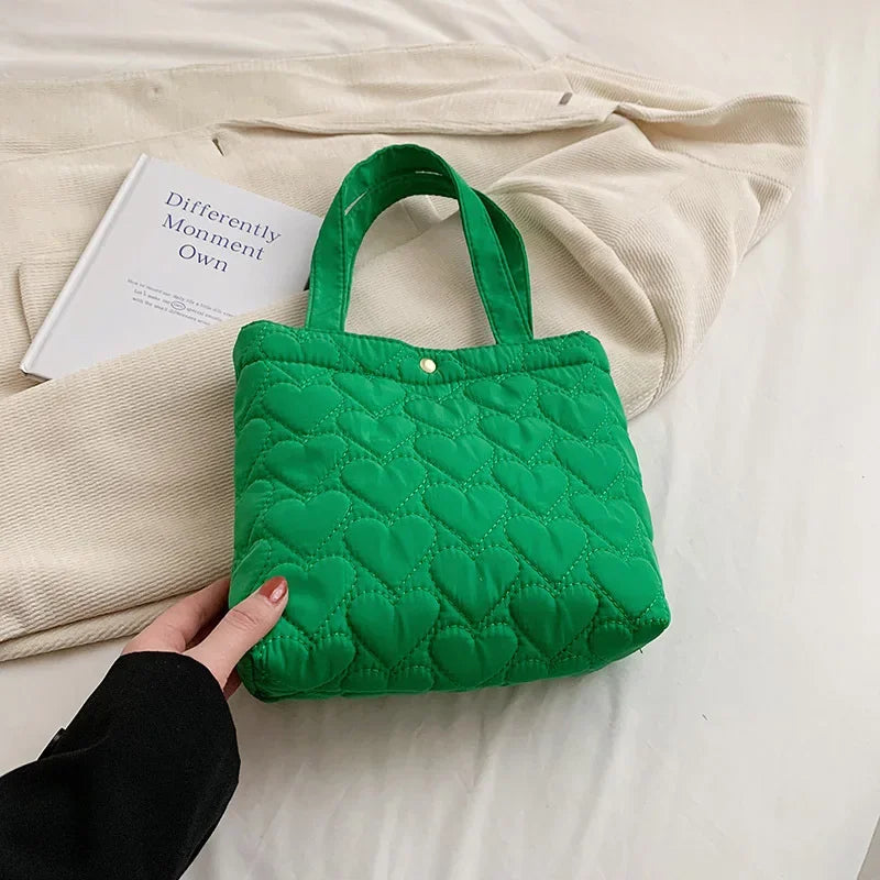Tas Dames - Gewatteerd met Hartjesprint | Shopper