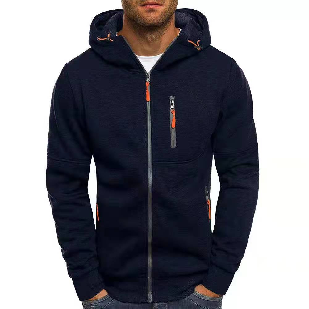 Sem - Heren Sweatvest Licht Casual Smart voor de Herfst met Capuchon