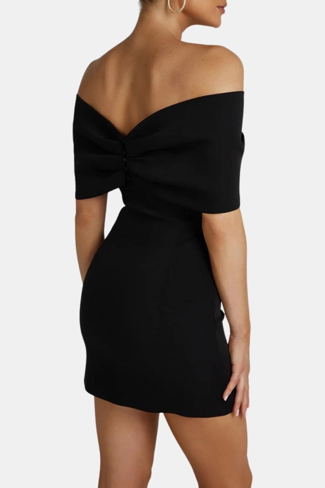 Tess - Sexy Galajurk Dames met Off-Shoulder en Strikdetail