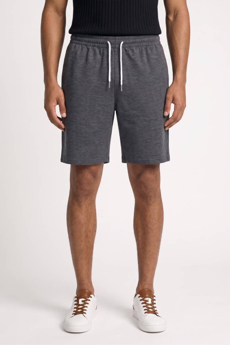 Korte Broek Heren - Comfortabel | Elastische Taille — Donkergrijs