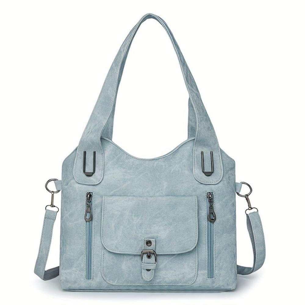 Tas Dames - Ruime Hobo met Meerdere Vakken en Frontklep | Casual