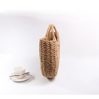 Tas Dames - Strandtas met Ronde Hengsels en Open Silhouet | Zomer