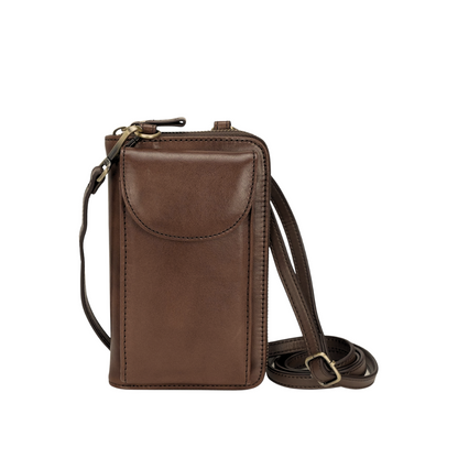 Tas Dames - Compacte Telefoontas met Voorvak en Verstelbare Band | Casual