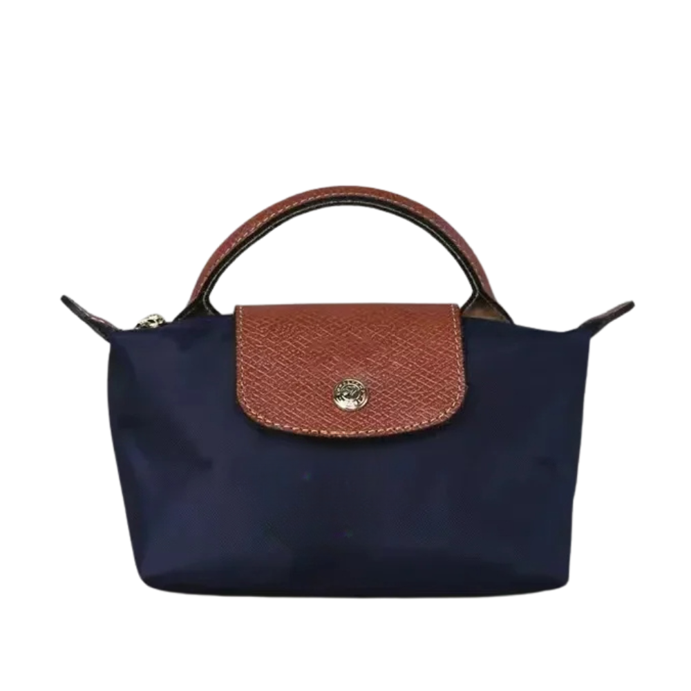 Tas Dames - Compacte Mini Handtas met Flap en Zilver Detail | Casual