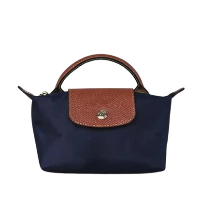 Tas Dames - Compacte Mini Handtas met Flap en Zilver Detail | Casual