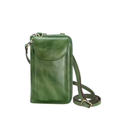Tas Dames - Compacte Telefoontas met Voorvak en Verstelbare Band | Casual