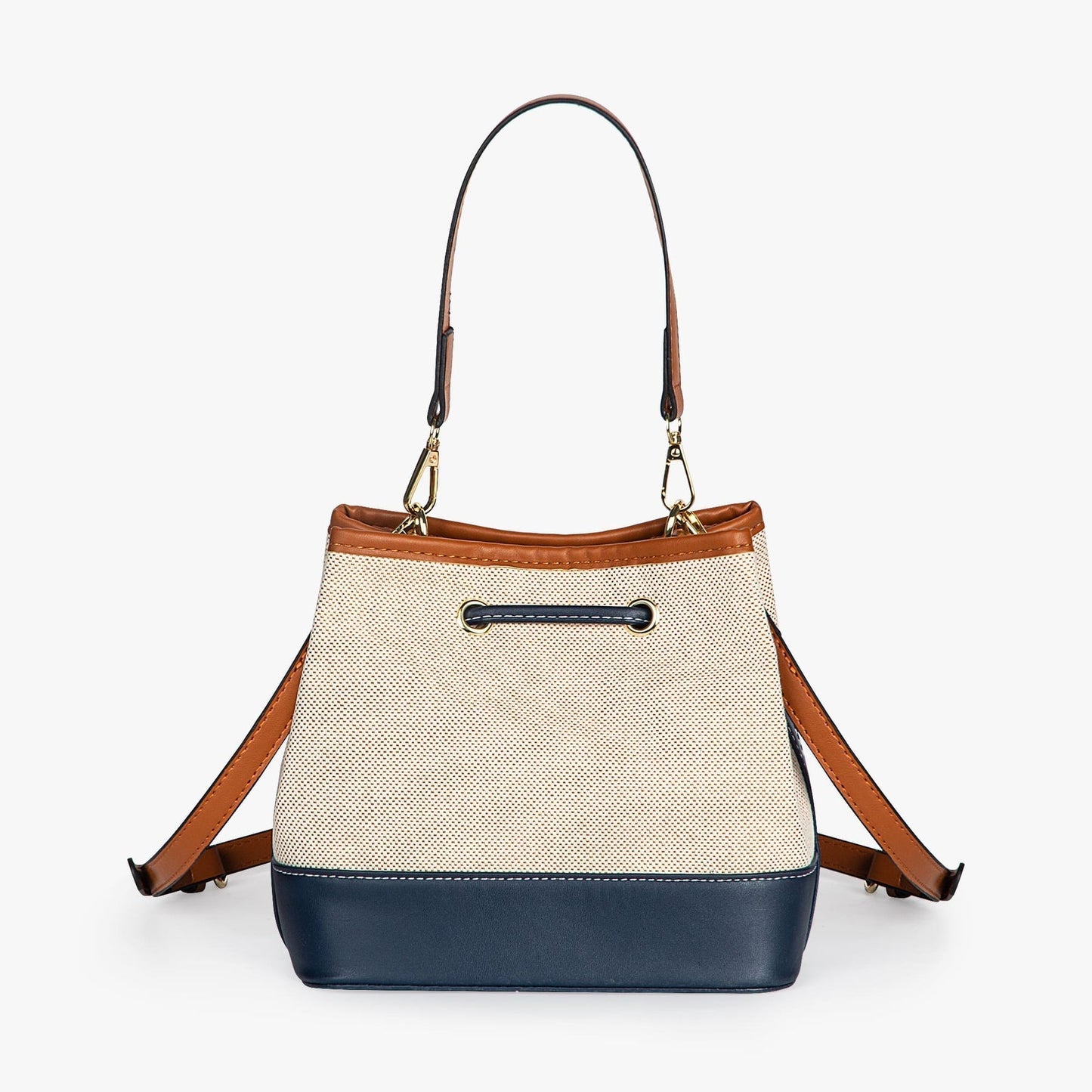 Tas Dames - Bucket Bag met Trekkoord en Afneembare Crossbodyband | Chique
