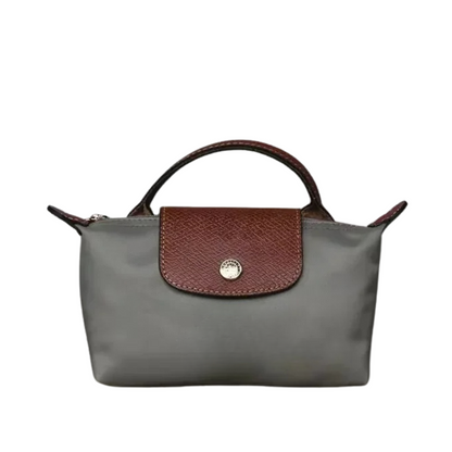 Tas Dames - Compacte Mini Handtas met Flap en Zilver Detail | Casual