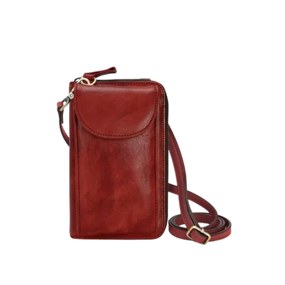 Tas Dames - Compacte Telefoontas met Voorvak en Verstelbare Band | Casual
