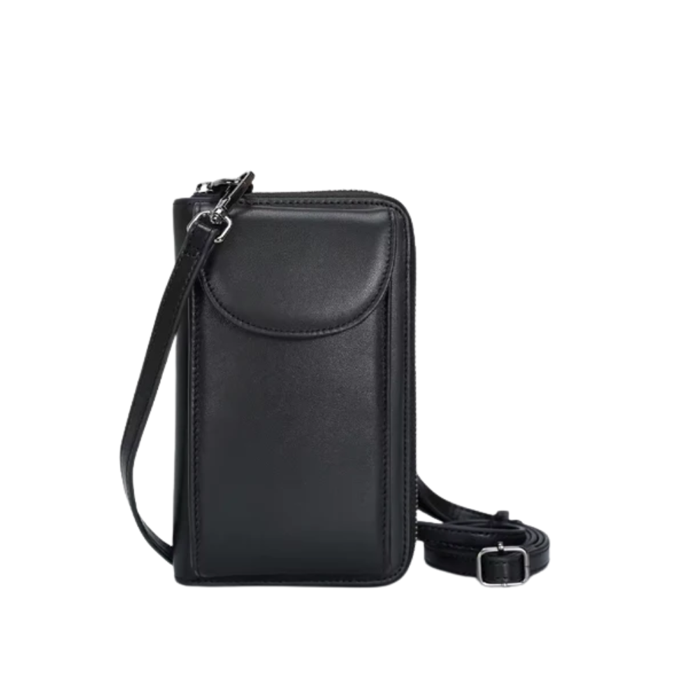 Tas Dames - Compacte Telefoontas met Voorvak en Verstelbare Band | Casual