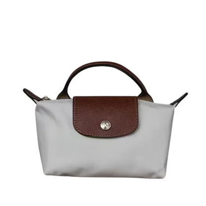 Tas Dames - Compacte Mini Handtas met Flap en Zilver Detail | Casual