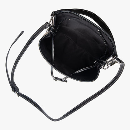 Tas Dames - Bucket Bag met Trekkoord en Afneembare Crossbodyband | Chique