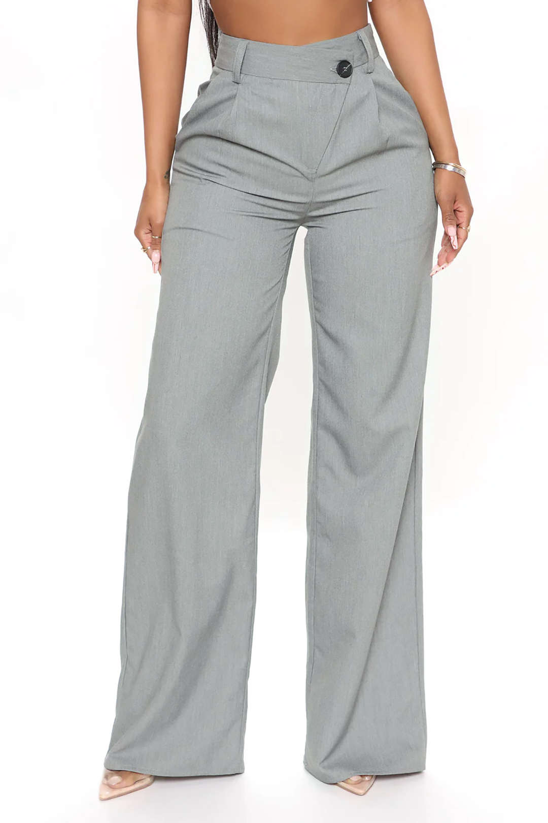 Pantalon Dames - Wijde Pijp met Hoge Taille | Elegant