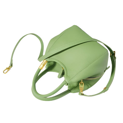 Tas Dames - Compacte Handtas met Zijrits en Decoratief Strikje | Chic