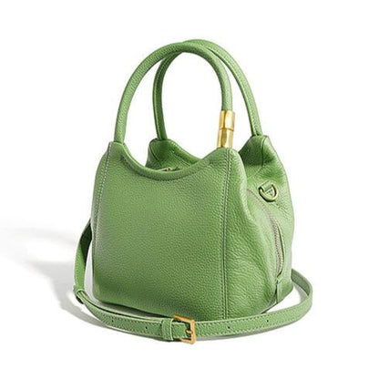 Tas Dames - Compacte Handtas met Zijrits en Decoratief Strikje | Chic