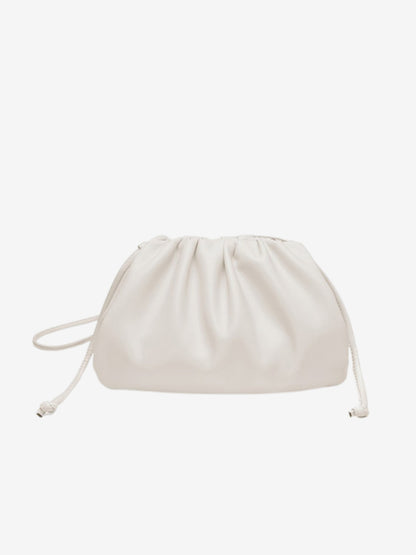 Tas Dames - Zachte Pouch met Gerimpeld Design en Schouderriem | Casual