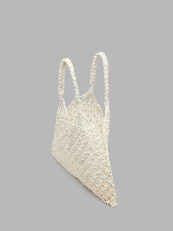 Tas Dames - Open Gehaakte Shopper met Dubbele Tophandvatten | Casual