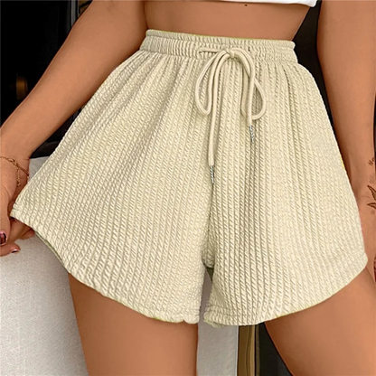 Korte Broek Dames - Casual Wijde Short met Trekkoord | Zomer