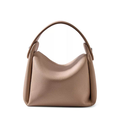 Tas Dames - Zachte Mini Hobo met Enkelvoudige Handgreep en Zilver Detail | Chic