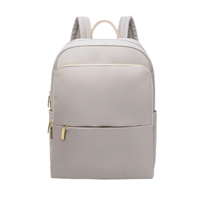 Rugzak Dames - Lichtgewicht Stijl met Dubbele Rits en Gouden Hardware | Casual