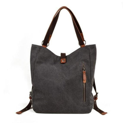 Tas Dames - Ruime 2-in-1 Schoudertas en Rugzak met Voorvak | Casual