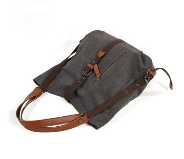 Tas Dames - Ruime 2-in-1 Schoudertas en Rugzak met Voorvak | Casual