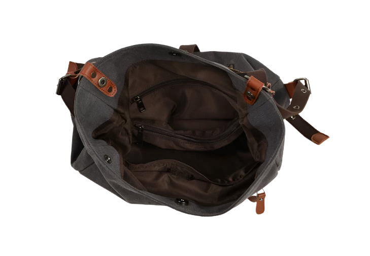 Tas Dames - Ruime 2-in-1 Schoudertas en Rugzak met Voorvak | Casual
