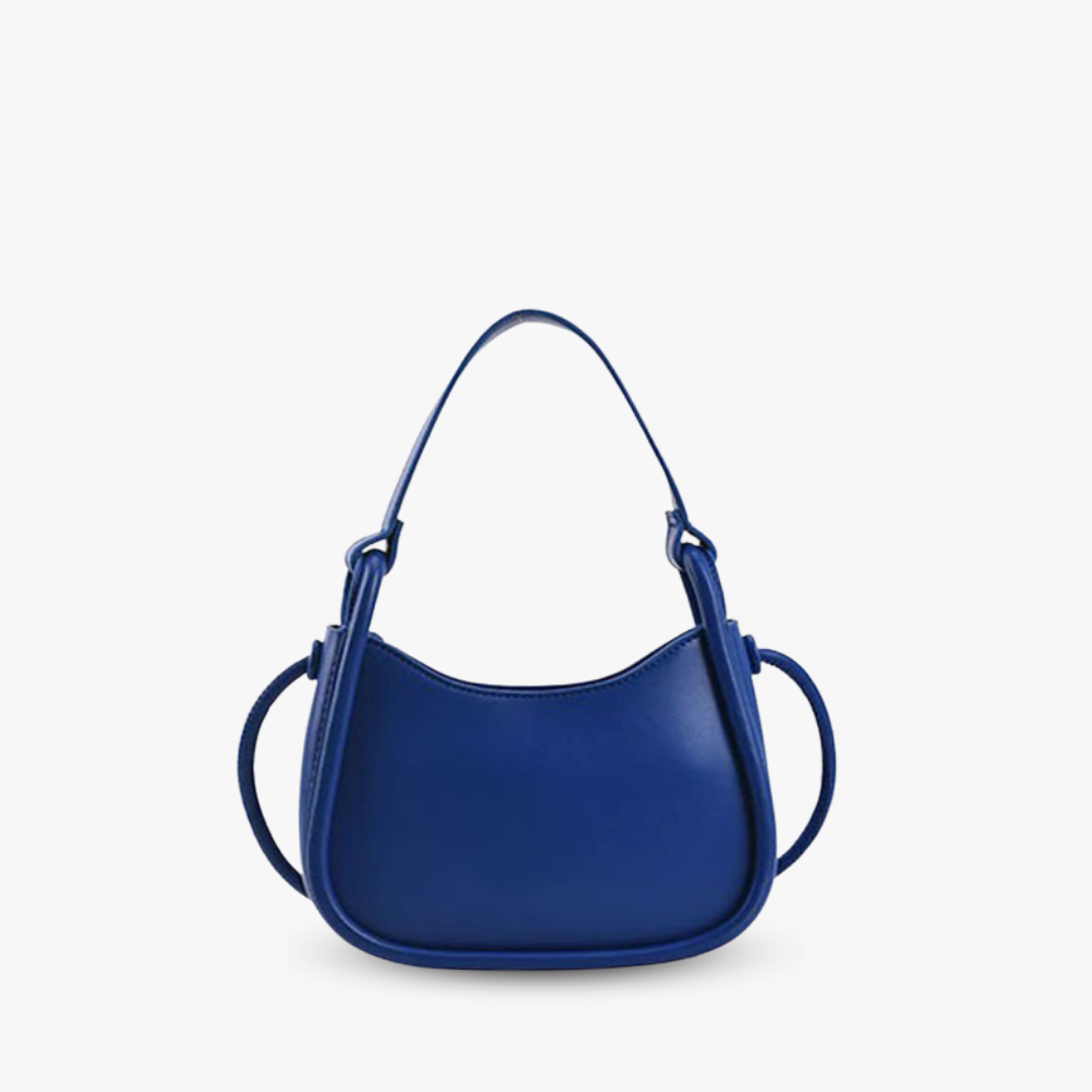 Tas Dames - Klein Halvemaanvormig Model met Knoopdetail | Casual