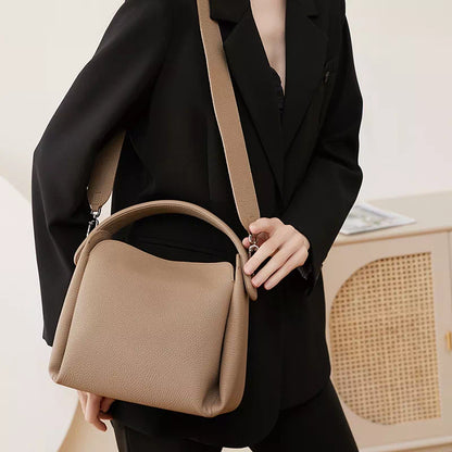 Tas Dames - Zachte Mini Hobo met Enkelvoudige Handgreep en Zilver Detail | Chic