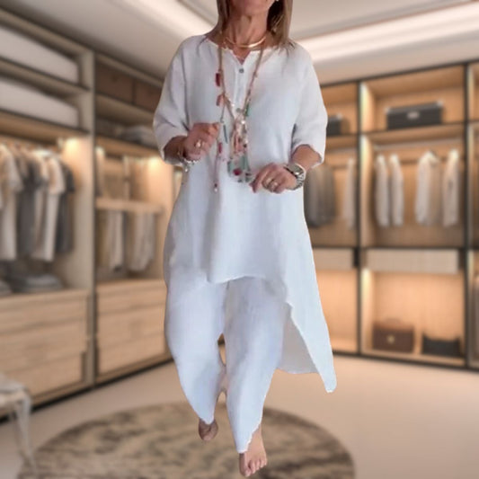 Co-ord Set Dames - Longline Top met Broek | Casual Zomer