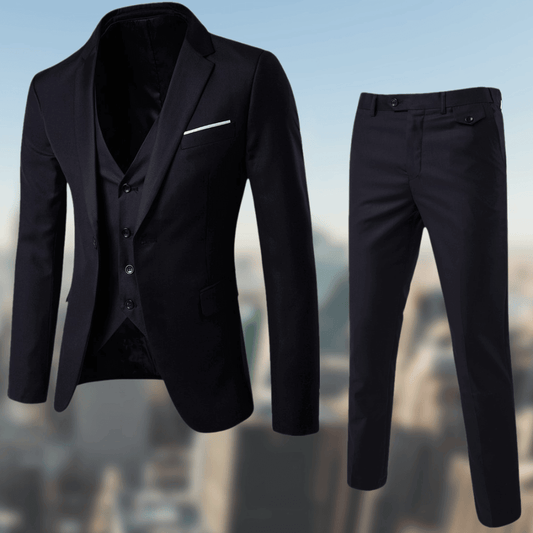 Pak Heren - Driedelig Slim Fit met Gilet en Klassieke Revers