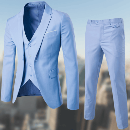 Pak Heren - Driedelig Slim Fit met Gilet en Klassieke Revers