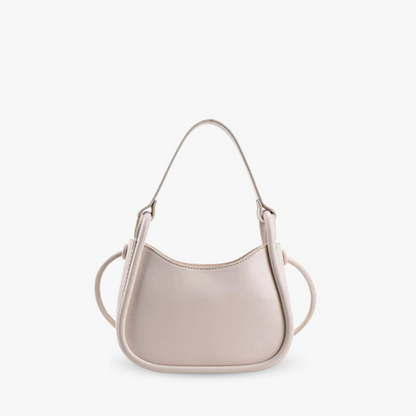 Tas Dames - Klein Halvemaanvormig Model met Knoopdetail | Casual