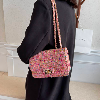 Tas Dames - Klein Model met Ketting en Draaisluiting | Chique