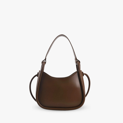 Tas Dames - Klein Halvemaanvormig Model met Knoopdetail | Casual