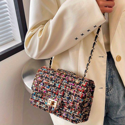 Tas Dames - Klein Model met Ketting en Draaisluiting | Chique