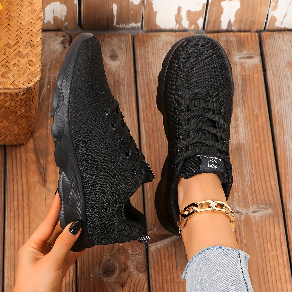 Sneakers Dames - Lichte Hardloopsneaker met Veters | Zomer