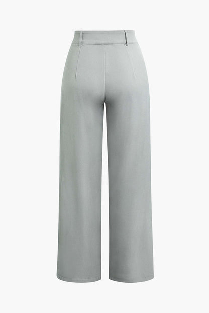 Pantalon Dames - Wijde Pijp met Hoge Taille | Elegant