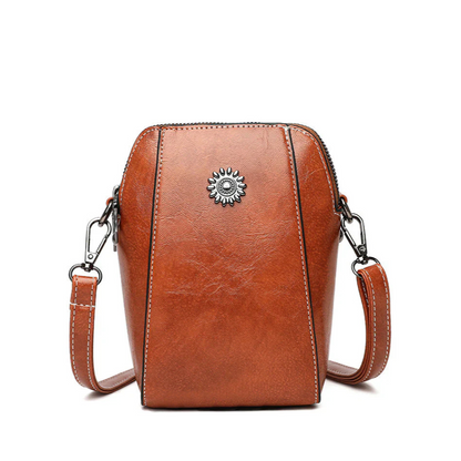 Tas Dames - Compacte Crossbody met Zon Detail en Verstelbare Band | Casual